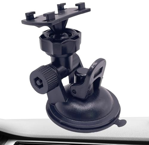 Generisch Support - Support à ventouse pour caméra de voiture, angle d'inclinaison réglable, changement rapide et intérieur pour pare-brise