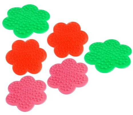 TOGEVAL Lot de 6 Pinces à Épines pour Fleurs, Outil pour Fleuriste et Jardinage, Grosse Taille, Couleur Rouge, Rose et Verte, Éradication D'épines et Effeuillage des Rosiers, Entretien