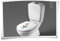 Medianlux Sitzplatz WC Deckel Sticker Aufkleber Bad Toilette Strauß Strauss