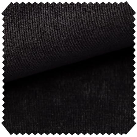 novely® ISSUM - Samtweicher Chenille-Möbelstoff - Sehr Robuster Polsterstoff - Pflegeleichte Meterware 1lfm | Farbe: 18 Schwarz