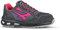 U-Power - Baskets de sécurité Basses pour Femmes légères et Confortables VEROK - Environnements secs - S1P SRC 37 Gris/Rose
