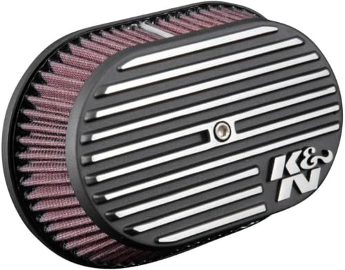 K&N Air Intake System: Air Cleaner Kit for Harley Davidson 2017 2018 2019 107 M8 Touring Models Street Glide Road King Fat Boy Freewheeler RK-3956