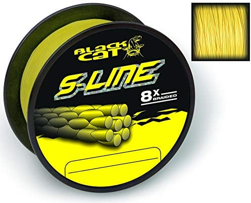 Black Cat gelb, Ø0,55mm S-Line 300m 70kg,154lbs, 0,55 mm