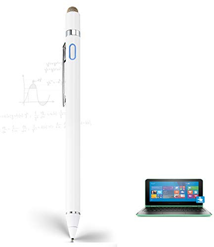 EDIVIA Stylus Pen for HP Pavilion X360 2 in 1 Laptop, Digital Pencil with 1.5mm Ultra Fine Tip Pencil for HP Pavilion X360 2 in 1 Laptop Stylus, White