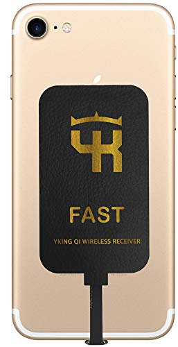 Fast QI Receiver for iPhone 6-6 Plus - 7-7 Plus - 2000 mAh Wireless Charging Adapter for iPhone - QI Wireless Charging Receiver iPhone - iPhone Wireless Receiver - Fast QI Adapter