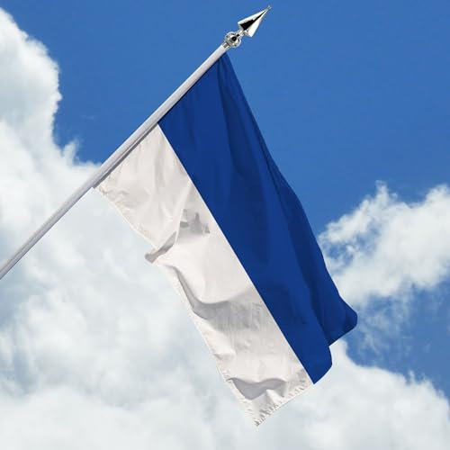 Deitert Haushängefahne 200x335cm blau-weiß