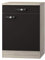 OPTIFIT Kult Küchen-Unterschrank incl. ARBEITSPLATTE »Faro«, grau, 60 cm breit, U606-9+KUFR