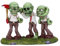 Nemesis Now Figura de Terror de Tres sabios, Resina, Zombies, 15.5cm