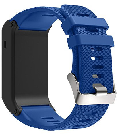 NDJQY Cinturino di ricambio in morbido silicone per Garmin Vivoactive HR Smart Wristband per Garmin Vivoactive HR Watch cinturino di ricambio, agata