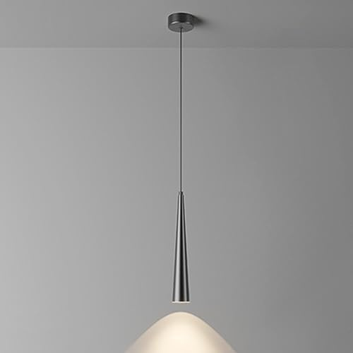Elksdut Luces Colgantes Isla De Cocina, Lámpara Colgante De Metal Moderna, Iluminación Colgante De Dormitorio Minimalista LED Lámpara Colgante Industrial para Fregadero, Bar, Comedor, Mesita De Noche