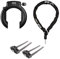 Axa Rahmenschloss Imenso X-Large Fahrradschloss Fahrrad Bike Lock (Schlüssel nicht abziehbar, Kette 100cm/8,5mm Ø ULC Pro)