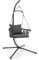 COSTWAY Hammock Swing Chair with Stand and Cushion, Metal Frame Hanging Chair with Woven Backrest, Indoor Outdoor Swing Seat for Garden Patio Yard Living Room