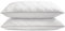 SONGMICS HOME Cuscini Letto Set da 2, Usi su 2 Lati, 50 x 70 cm, Federa Rinfrescante, Imbottitura 650 g, Inverno Estate, Lavabile in Lavatrice e Asciugabile Inferiore a 60°C, Bianco Nuvola TBP024W01