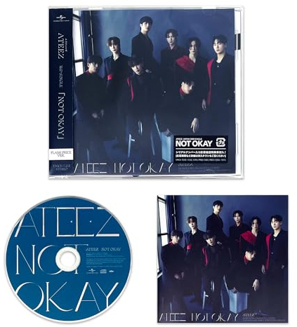 ATEEZ - 3rd JAPAN SINGLE [NOT OKAY] (Flash Price Ver.) CD + 4 Extra Photocards