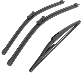 FQYYWL Escobilla limpiaparabrisas para Fiat para 500L 2012 2013 2014 2015 2016 2017 2018 2019 2020 26 + 15 + 11 Limpiaparabrisas Delantero Trasero Parabrisas Accesorios Ventana Limpiaparabrisas