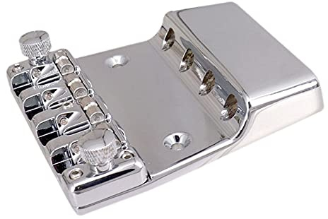 E-Gitarren Brücke 4 String Hard Tail Feste Bassgitarre Brücke Für Gitarre Bass Ersatzteil