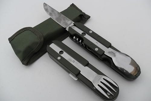 La Petite Caverne 008 - COUTEAU MULTIFONCTIONS ARMÉE CAMPING CHASSE PÊCHE RANDO BIVOUAC..