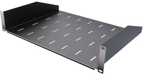 Stalflex Server Netzwerkschrank Eco 19 Zoll 2U 350mm - Server Rack Hergestellt aus Stahl - Computer- & Server-Racks - Serverschrank Kompatibel mit Netzwerk Schrank und Rack Schienen