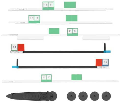 Klebestreifen für LCD-Display Bildschirm, Klebeband Streifen Kit, Ersatzband kompatibel mit Apple iMac 27 Zoll A1419 Retiona 2012-2015, mit Werkzeuge zum Öffnen der LCD-Display (Aktualisiertes Modell
