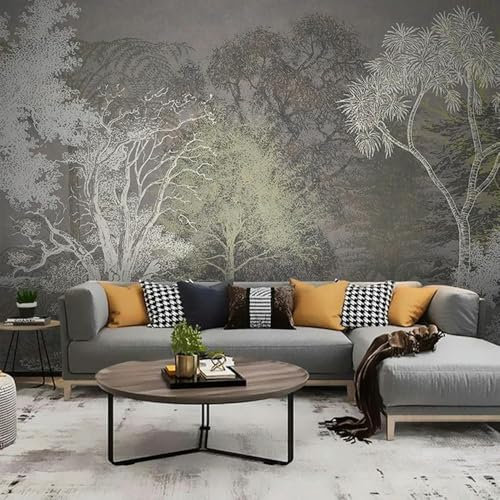 ZEZILE Wald Baum Muster Tapete Custom Jede Größe 3D Wandbild Für Wohnzimmer Schlafzimmer Dekoration Wand Dick