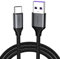 USB C Charger Cable 2M, USB A to Type C Fast Charging Braided Cable Supporting 480 Mbps Data Thansfer for Samsung Galaxy S22+ S21 S20 Ultra S10,Huawei P10 P9,Pixel 8 7 6,PS5,Switch(grey)
