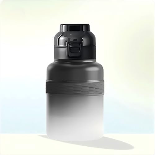 Oppingster Bouteille d'eau Avec 6 Capsules de Saveur 600ml, Bouteille d'eau Parfumée aux Fruits, Tasse d'eau Parfumée, Tasse d'eau de Sport Adaptée pour les Sports de Plein Air, Noir