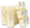 Generisch 36 rotoli di nastro adesivo per pacchetti, trasparente/silenzioso, lunghezza: 66 m, larghezza: 50 mm, 28 my, extra forte, 6 x 6 pezzi, nastro adesivo in polipropilene in cartone, trasparente
