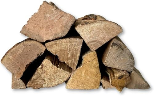 Blumixx Anmachholz 19 kg – trockenes, ofenfertiges Feuerholz – größere Scheite ca. 19 cm – sofort einsatzbereit für Kamin & Lagerfeuer