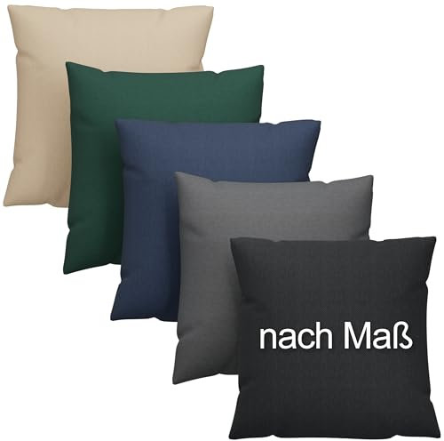 Epic Tube wasserdichter Kissenbezug nach Maß – Outdoor & Indoor Kissenhülle für Sofa, Ecksofa, Balkon, Garten & Camping – Oxford 600D mit wasserdichtem Reißverschluss – Made in EU