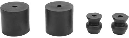 SEAFRONT Rubber Shock Rod Stop Cone 10665 Wind & Impact for Trailer Rump Door, 2 Set Holder Kit to Protect RV Supporters From Damage