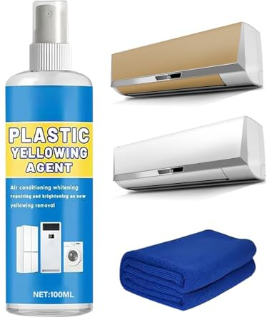 Allzweckreiniger – 100 ml Ofenreiniger, strapazierfähiges Reinigungsspray mit Handtuch, Vergilbungsentferner und Geräterneuerungsmittel für Fliesen, Arbeitsplatte, Kühlschrank, Spüle, Backofen, Herd