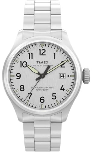 Timex Men's Waterbury Ace 41 mm Quartz Watch - Black Leather Strap with Black Dial and Case TW2Y18900
