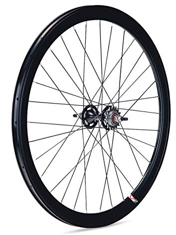 Gurpil 64372 Hinterrad, Pista Fixed, Schwarze Nabe, 42 mm