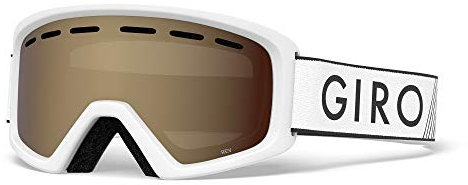 Giro Snow Unisex Kinder Rev Goggle Brille, White Zoom 18, Einheitsgröße