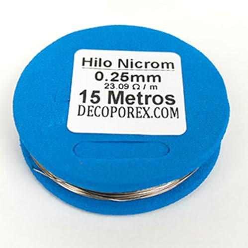 Bobina di filo ad alta resistenza in Nichrome 0,25 mm – 15 metri.