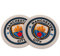 Manchester City F.C. Untersetzer-Set, offizielles Lizenzprodukt, 2 Stück