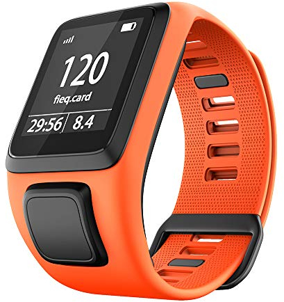 RongYooo Bracelet Compatible avec TomTom Réglables Replacement Band pour TomTom Runner 2 3,TomTom Spark 3,Golfer 2 Fitness Wristband Bracelet de montres(Orange)