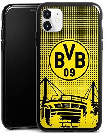 Silikon Hülle kompatibel mit Apple iPhone 11 Case schwarz Handyhülle Stadion BVB Borussia Dortmund