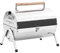 vidaXL Tisch Holzkohlegrill Tragbar Tischgrill Kohlegrill Grill Grilltonne Picknick Camping Barbecue BBQ Smoker Edelstahl Doppelrost