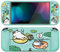 PlayVital Funda Suave para Nintendo Switch OLED - Carcasa Protectora Ergonómica para Joy-con, Grip Antideslizante con Tapas de Joysticks y Botones ABXY & Dirección (Gatos en Piscina)