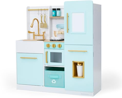 Teamson Kids - Biscay Delight Classic Play Kitchen - Mint | Kreatives Rollenspiel