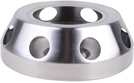 Luxshiny Scented Candles Tea Stove Stainless Steel Tea Kettle Ceramic Heater Warmer Ceramic Decor Portable Tea Kettle Metal Candle Holder Candle Holders Candle Stand Teapot Glass Jug