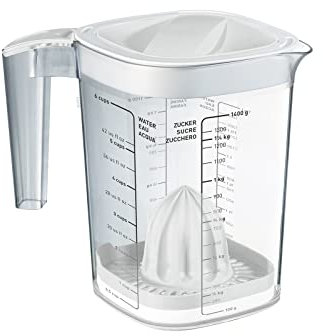 Rotho Messbecher Loft mit Zitronenpresse 1,5 l Aufbewahrungsbox