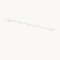 Qub Focus III – Système d’éclairage LED monophasé – 4 rails de 1m (400cm) – 6 spots GU10 orientables – blanc – plafonnier moderne – pour cuisine, salon, salle à manger