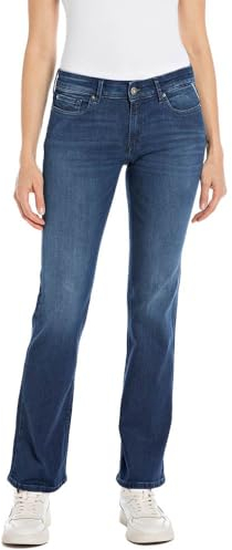 Replay Damen Jeans New Luz Skinny-Fit, Medium Blue 009 (Blau), 31W / 32L