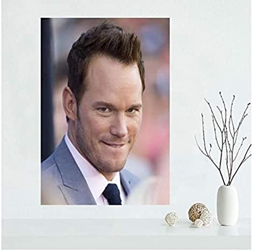 Poster Chris Pratt Filmschauspieler Poster Foto Porträt Bilder Wand Kunst Leinwand Malerei Poster Und Drucke Home Decor 50X70Cm Kein Rahmen