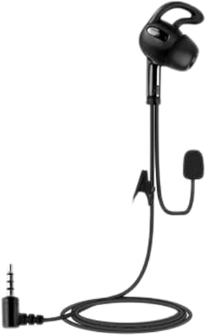 EJEAS Fußball-Schiedsrichter-Gegensprechanlage Mit Mikrofon, Headset, In-Ear-Kopfhörer Und Coach-Kopfhörer für FBIM (Rechtes Ohr)