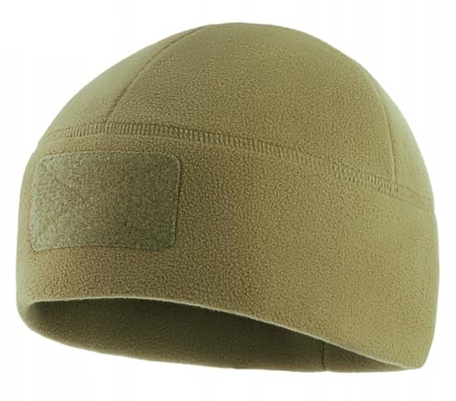 M-Tac Herren Winter Fleece Mütze – Thermo Watch Cap, Winddicht, Atmungsaktiv, 320 g/m², Outdoor & Taktisch, Tan, S