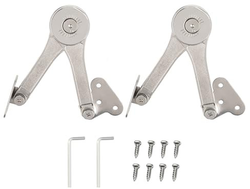 Hazrcvr 2 Piezas Bisagras Plegables Elevables, Cocina Puerta de Gabinete Bisagras para Muebles, Bisagras Puertas, Bisagras Abatibles, Para Armarios de Cocina, Roperos y Taquillas