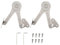 Hazrcvr 2 Piezas Bisagras Plegables Elevables, Cocina Puerta de Gabinete Bisagras para Muebles, Bisagras Puertas, Bisagras Abatibles, Para Armarios de Cocina, Roperos y Taquillas